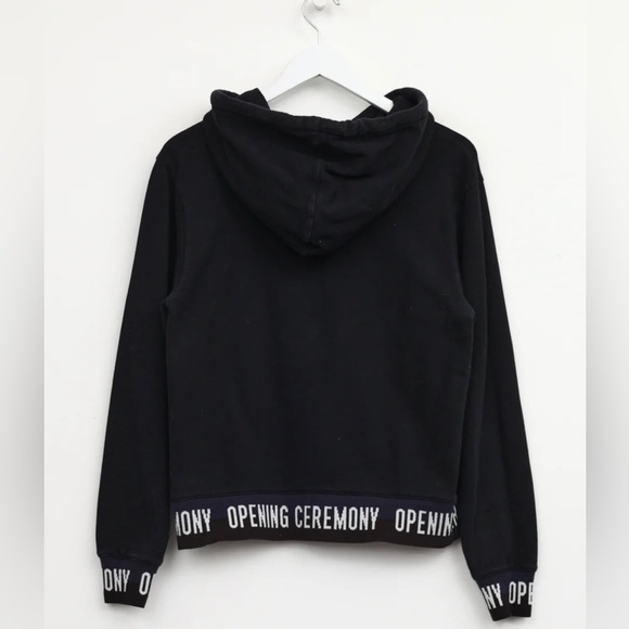 (a set)OPENING CEREMONY - ELASTIC LOGO HEM HOODIE (S) AND SWEATPANTS (XS) - Picture 4 of 5